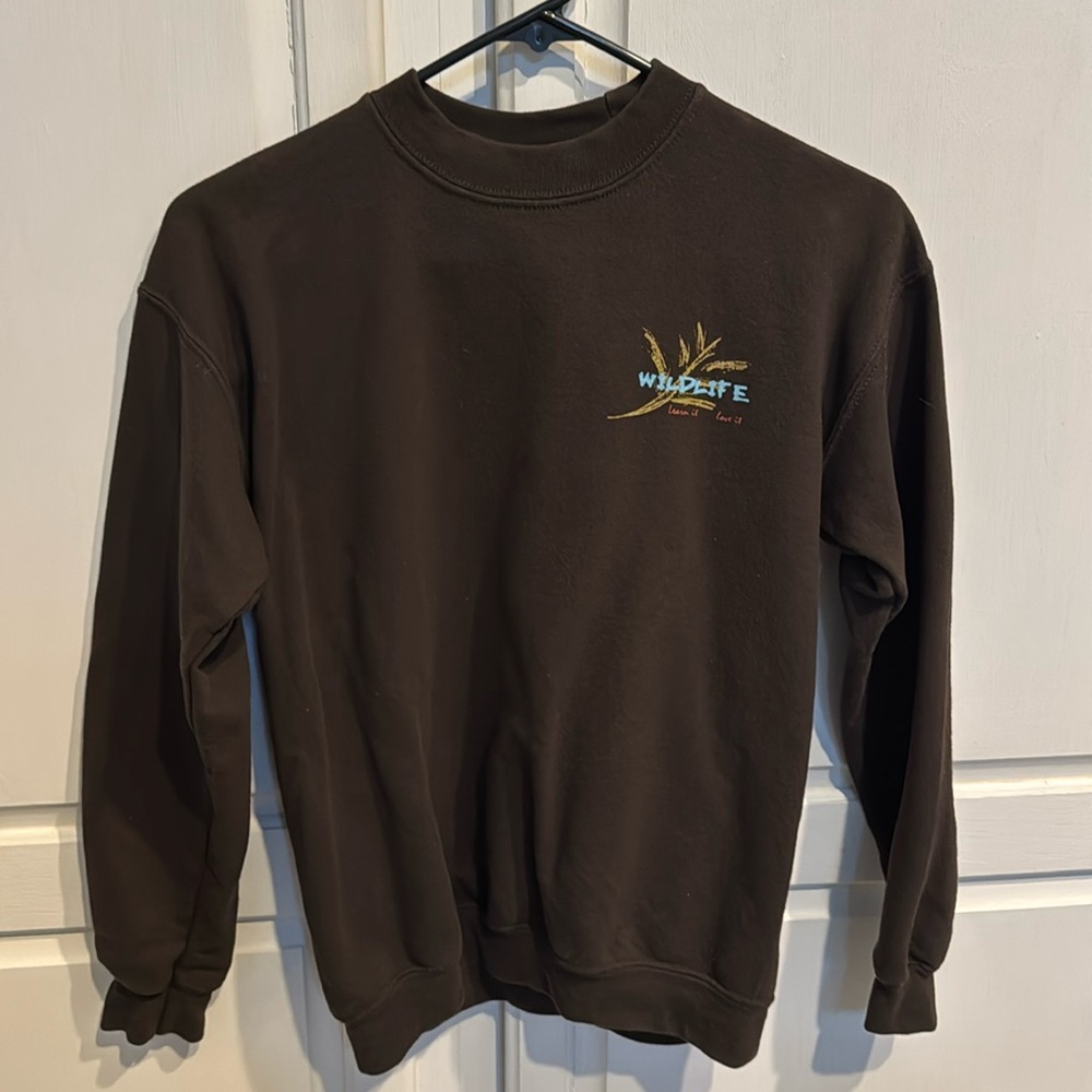 🛑 Kids Youth Large Wildlife Learn It Love It Sweatshirt